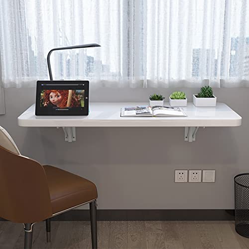 Zusammenklappbarer Wandtisch, platzsparend, Küchentisch, zusammenklappbar, Wäschestation, Holz, zusammenklappbar, Werkbank, vielseitiger Wandtisch für Zuhause, Büro und Esszimmer