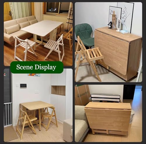 Multifunktionaler erweiterbarer klappbarer Esstisch, platzsparender Küchentisch mit Aufbewahrungsschublade für Zuhause, Wohnzimmer und Restaurant, stilvoll und praktisch