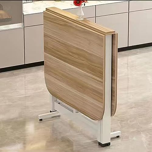 Faltbarer Küchen-Esstisch, erweiterbarer Holz-Tisch, platzsparend, multifunktional, perfekt für kleine Räume, verstellbare Esslösung